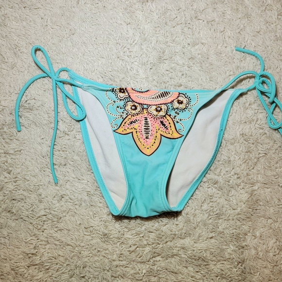 Vivid Waves - Single Tie Side Bikini Bottom